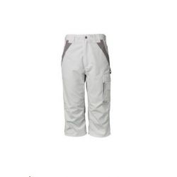 PLALINE Spodnie 3/4 Planam /czysta biel-cynkowy/