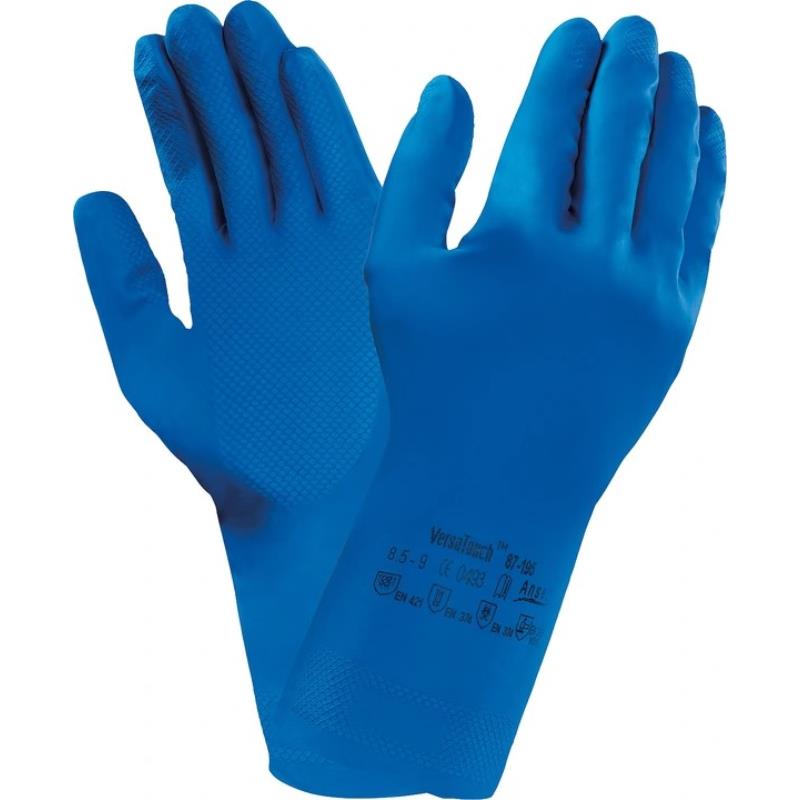 Rękawice VersaTouch (N) Ansell 87-195 niebieskie