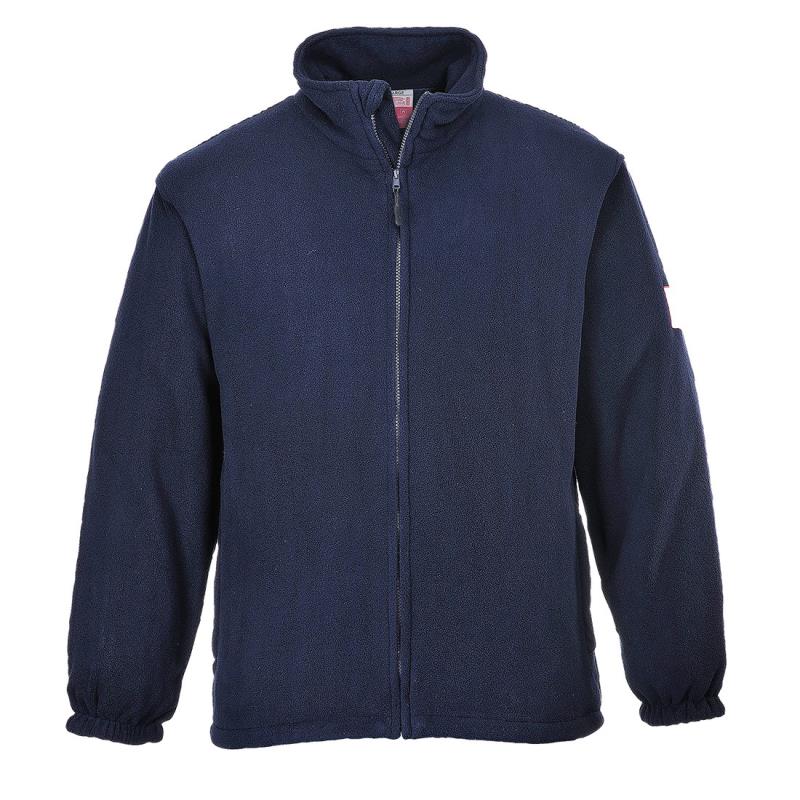 Bluza polarowa trudnopalna i antyelektrostatyczna FR30 granatowa	