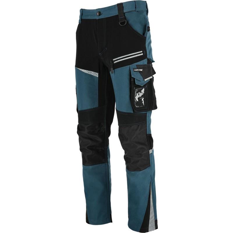 LAHTI PRO SPODNIE DO PASA ROBOCZE SLIMFIT TURKUS OCHRONNE 270G/M2 L40541	