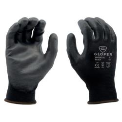 Rękawice GLOPER MAGNOLIA ECO BLACK  poliuretanowe