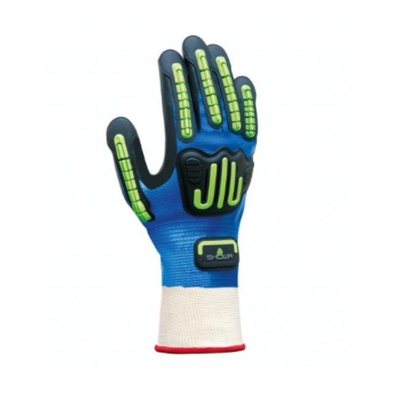 Rękawice Showa 377-IP przeciwuderzeniowe, powlekane nitrylem	