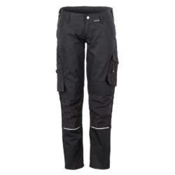 NORIT Spodnie damskie do pasa /czarno-czarne/