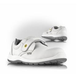 Półbuty białe Newcastle S3L FO ESD SR