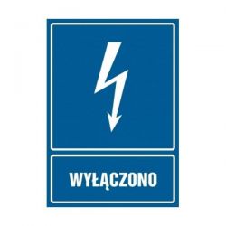 Wyłączono. Folia samoprzylepna 16,5x12 cm 