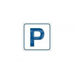 "P" - parking . Płyta sztywna 21x21 cm